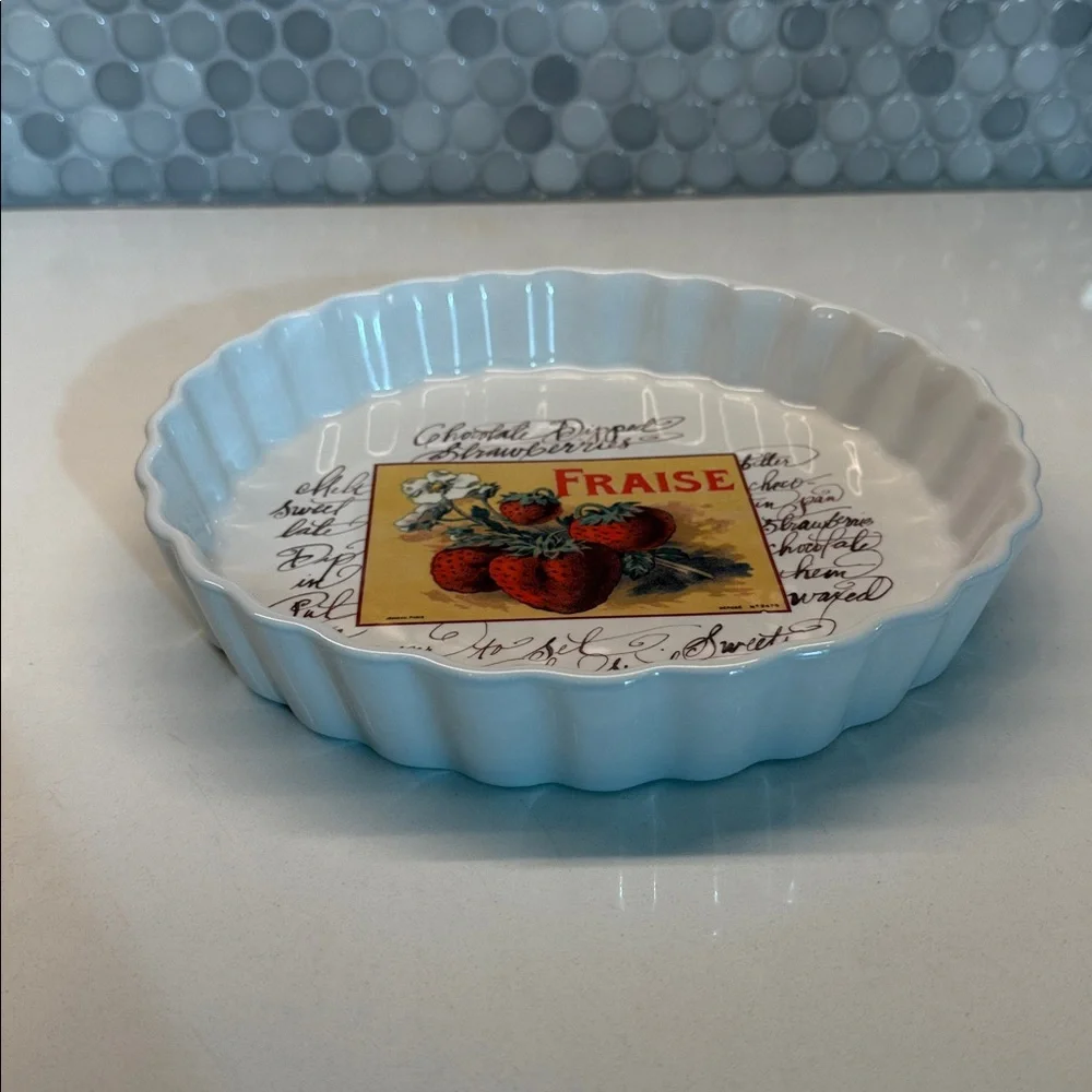 William Sonoma tart plate 9”